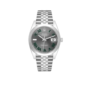 Rolex Datejust 41mm Wimbledon Dial Steel Mens Watch 126300
