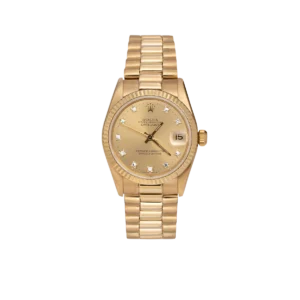 Presidential Rolex Datejust 68278 Fluted Bezel Watch 31mm Diamond Dial