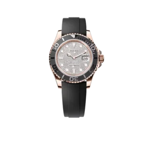 Rolex Yacht-Master 40mm 126655 Rose Gold Pavé Diamond Dial