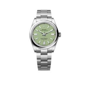 Rolex Oyster Perpetual 41mm Stainless Steel Pistachio Dial Men Watch 134300-0006 New 2025