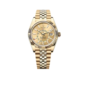 Rolex Sky-Dweller 42mm Oyster Yellow Gold 336938 Champagne-colour